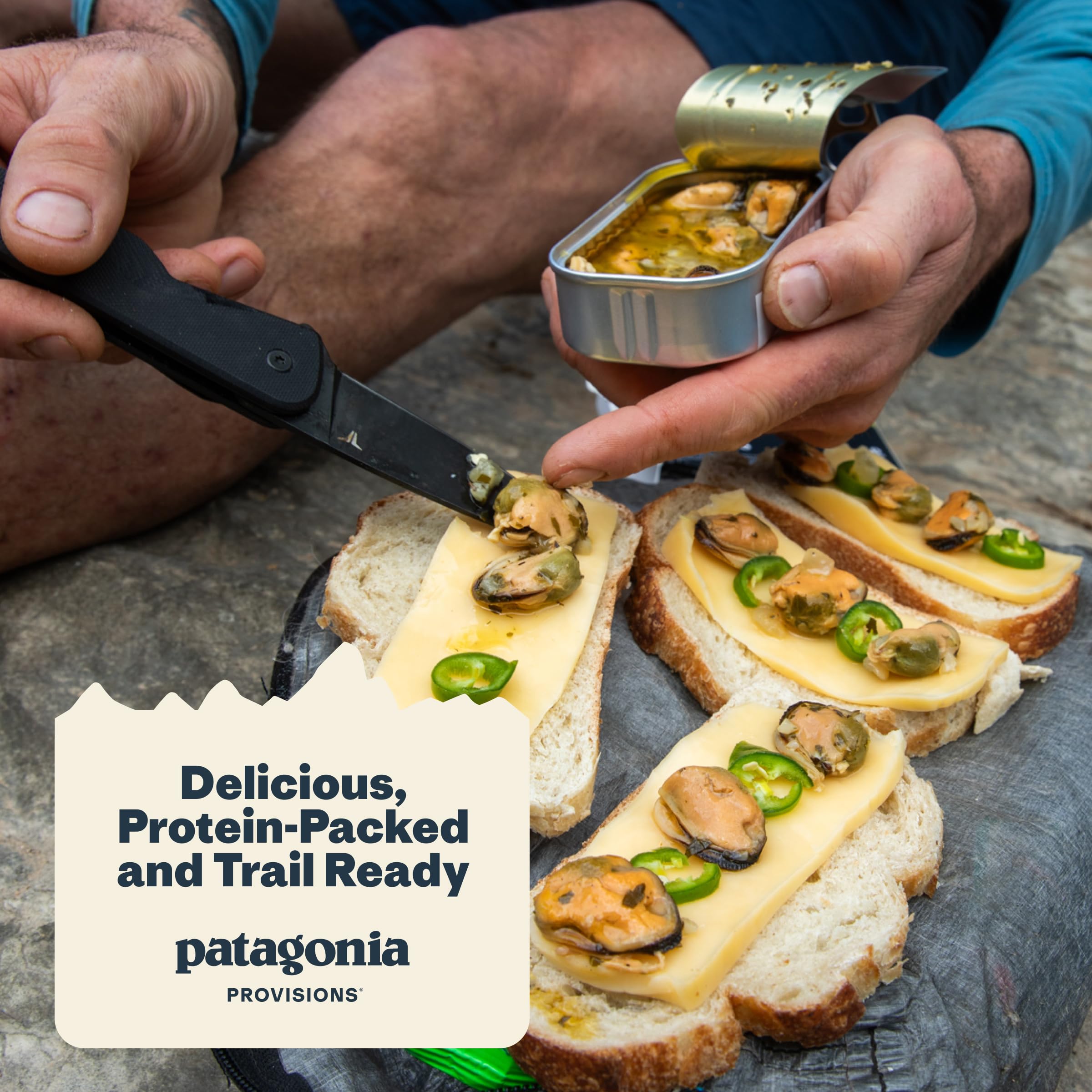 Mussels with pasta idea featuring lemon-herb sauce from Patagonia Provisions