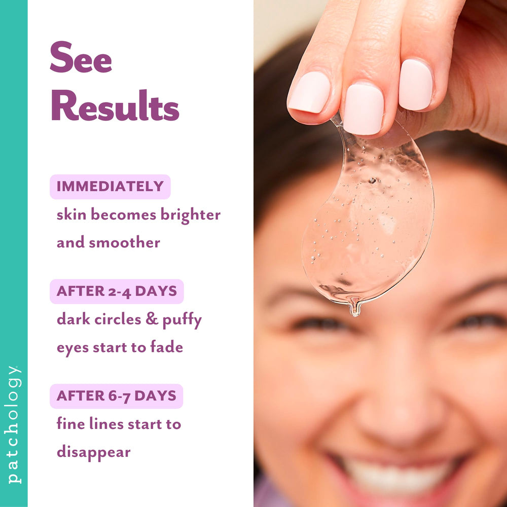 Patchology Cruelty-free skin care eye patches without parabens or sulfates.
