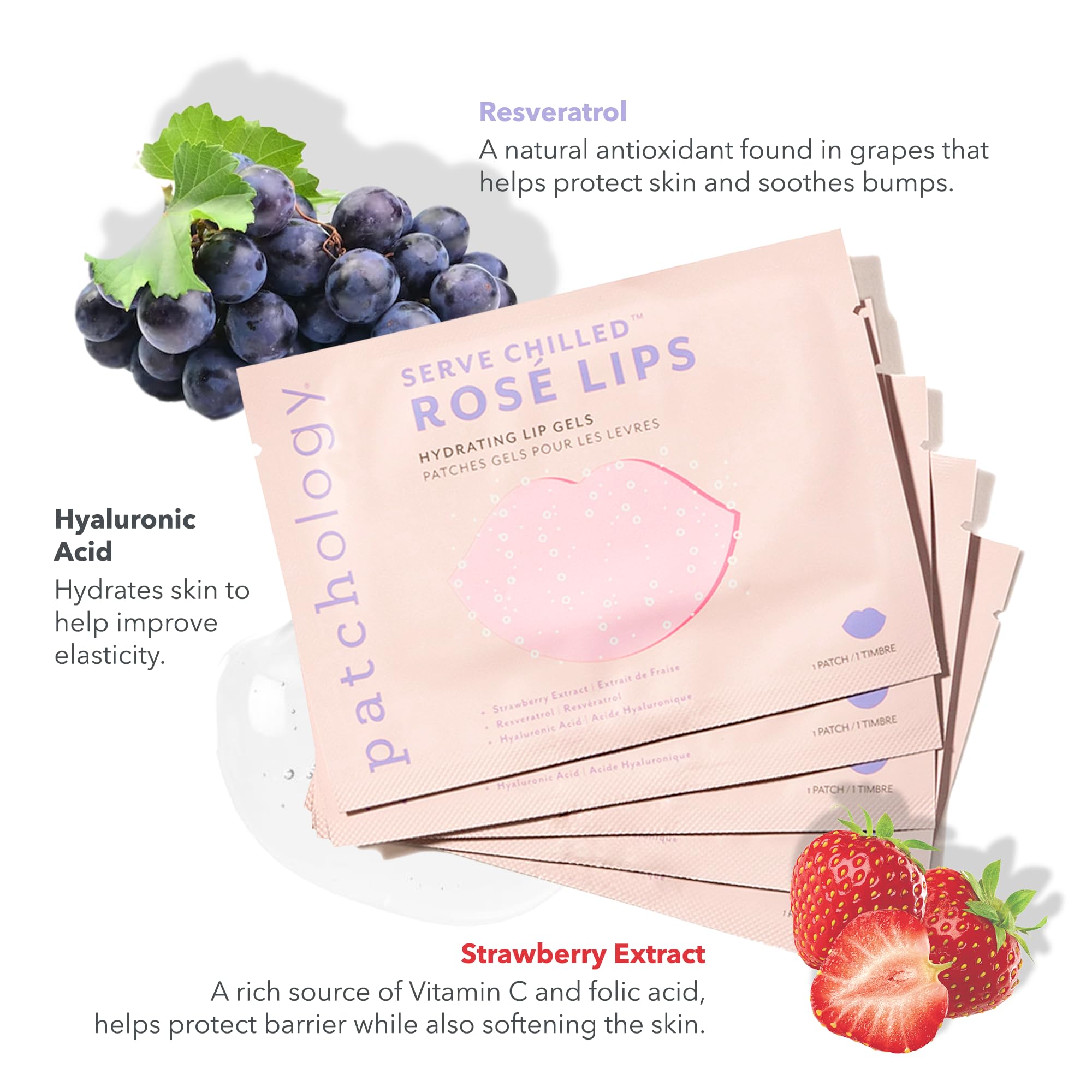 Hydrogel close-up highlighting quick 5-minute hydration by Patchology
