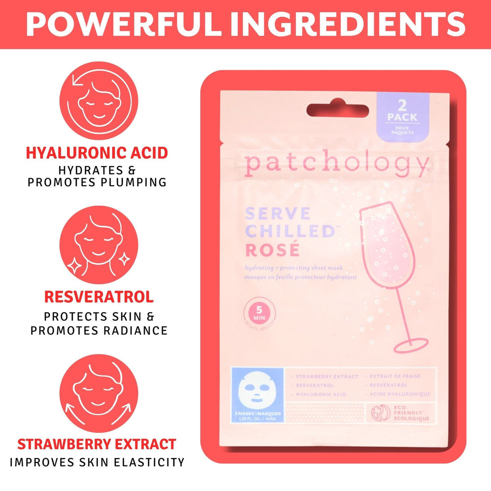 Patchology Serve Chilled Rosé serum-drops illustrate rich hyaluronic hydration