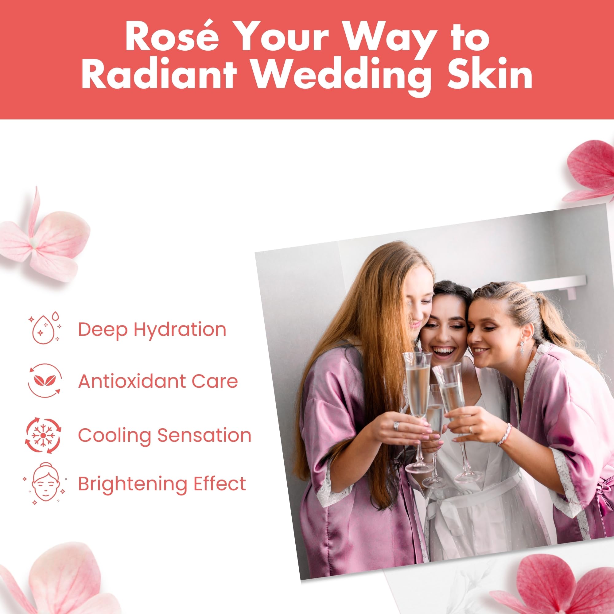 Patchology Serve Chilled Rosé sheet mask closeup shows rose scent and soothing hydration