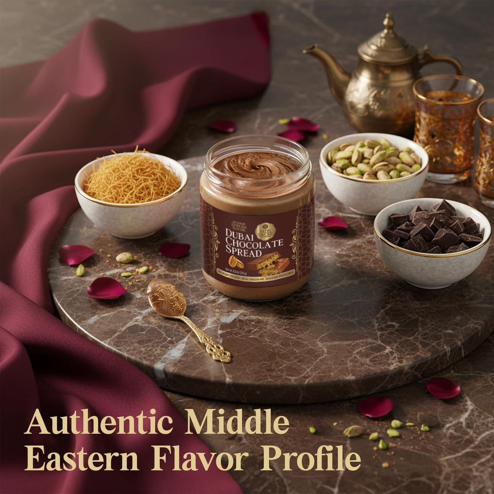 Patis Savore dessert plate idea with chocolate spread drizzle