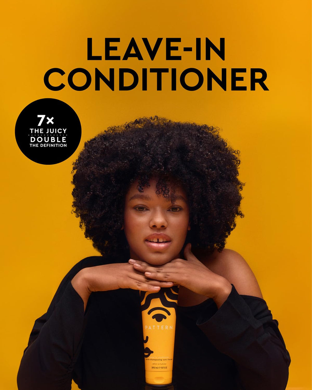PATTERN Beauty Leave-In Conditioner dispensing action demonstrates easy application