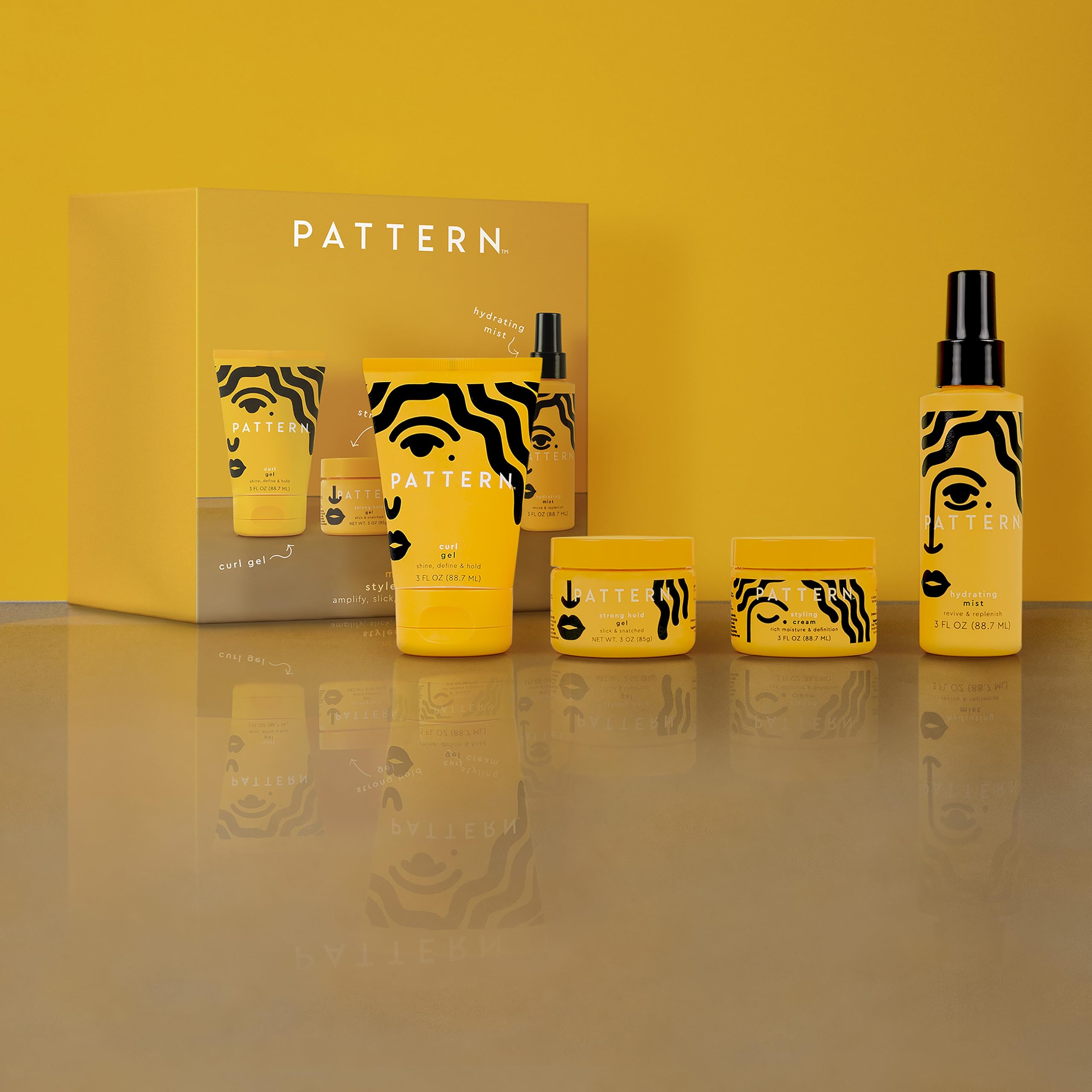 PATTERN Beauty Styling Cream nourishes coils for flexible shaping
