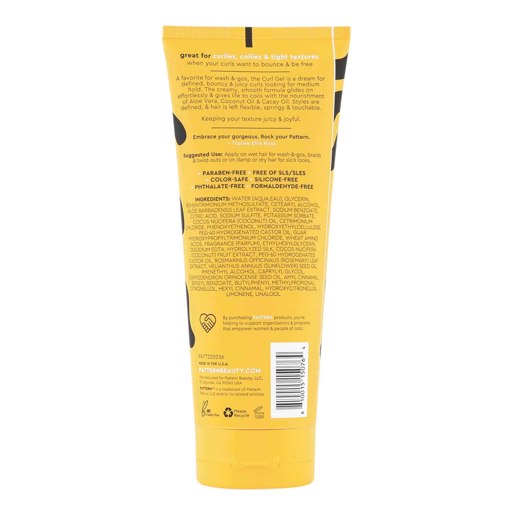 PATTERN Beauty curl gel on coilies showcases defined texture.