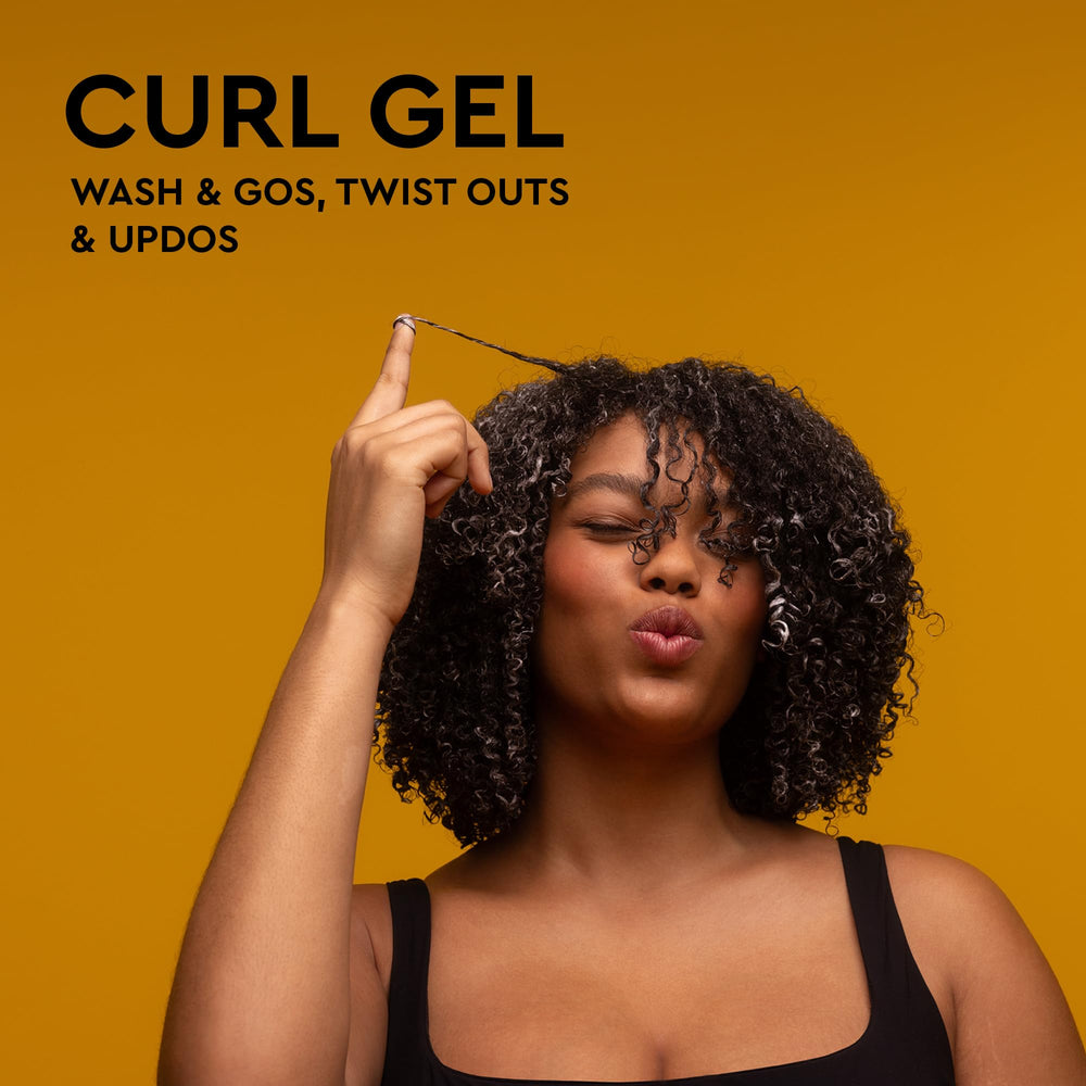 PATTERN Beauty curl gel adds shine and moisture to curls.