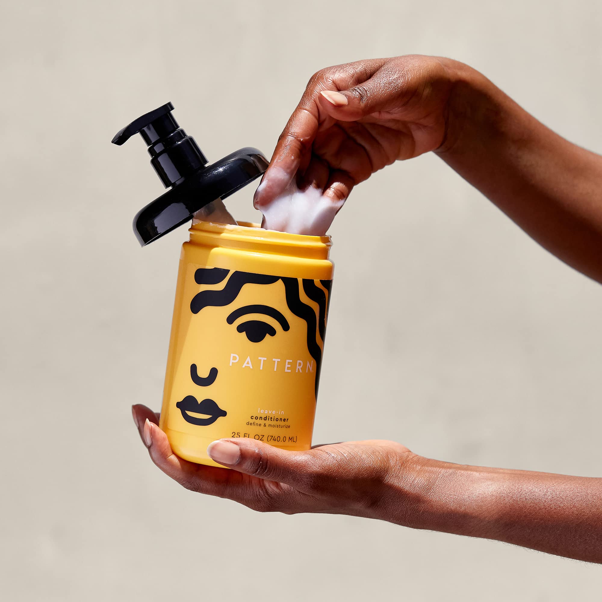 PATTERN Leave-In detangles curls with a smooth glide.