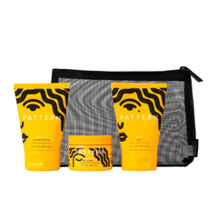 PATTERN Curl Cocktail Kit Leave-In bottle provides lightweight hydration for defined, supple curls.