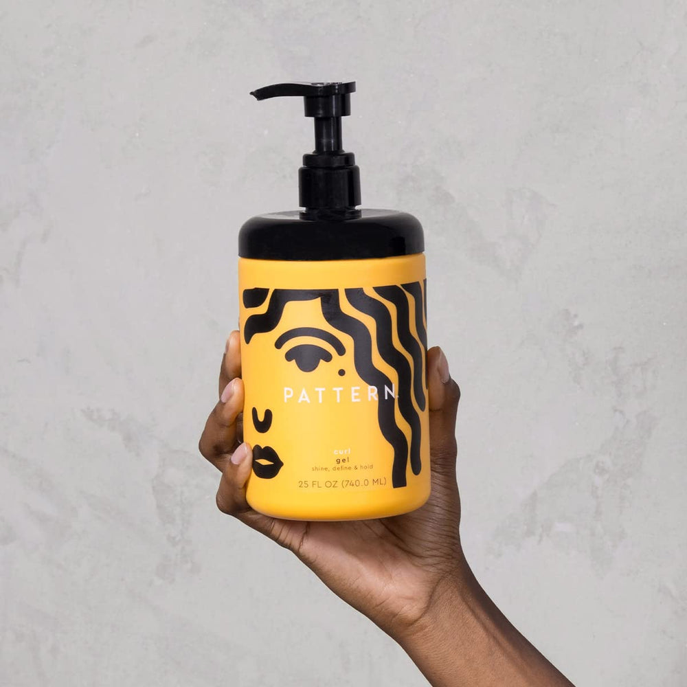 PATTERN Curl Gel in a wash-and-go routine on damp hair.