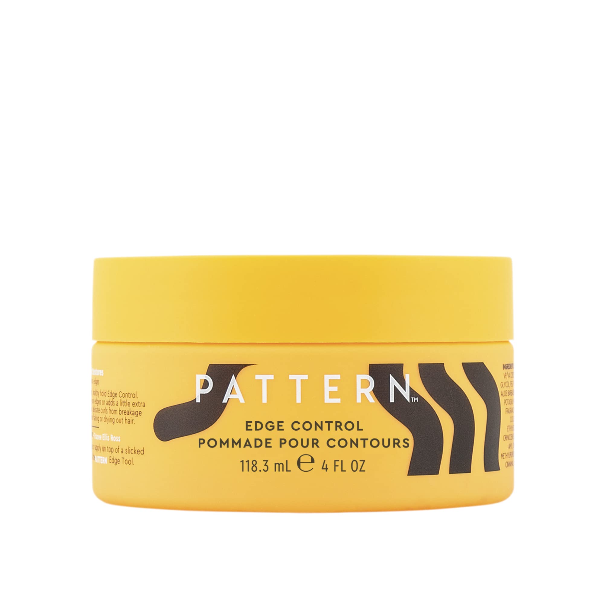 PATTERN Edge Control mango seed butter jar for strong curl hold and nourishment