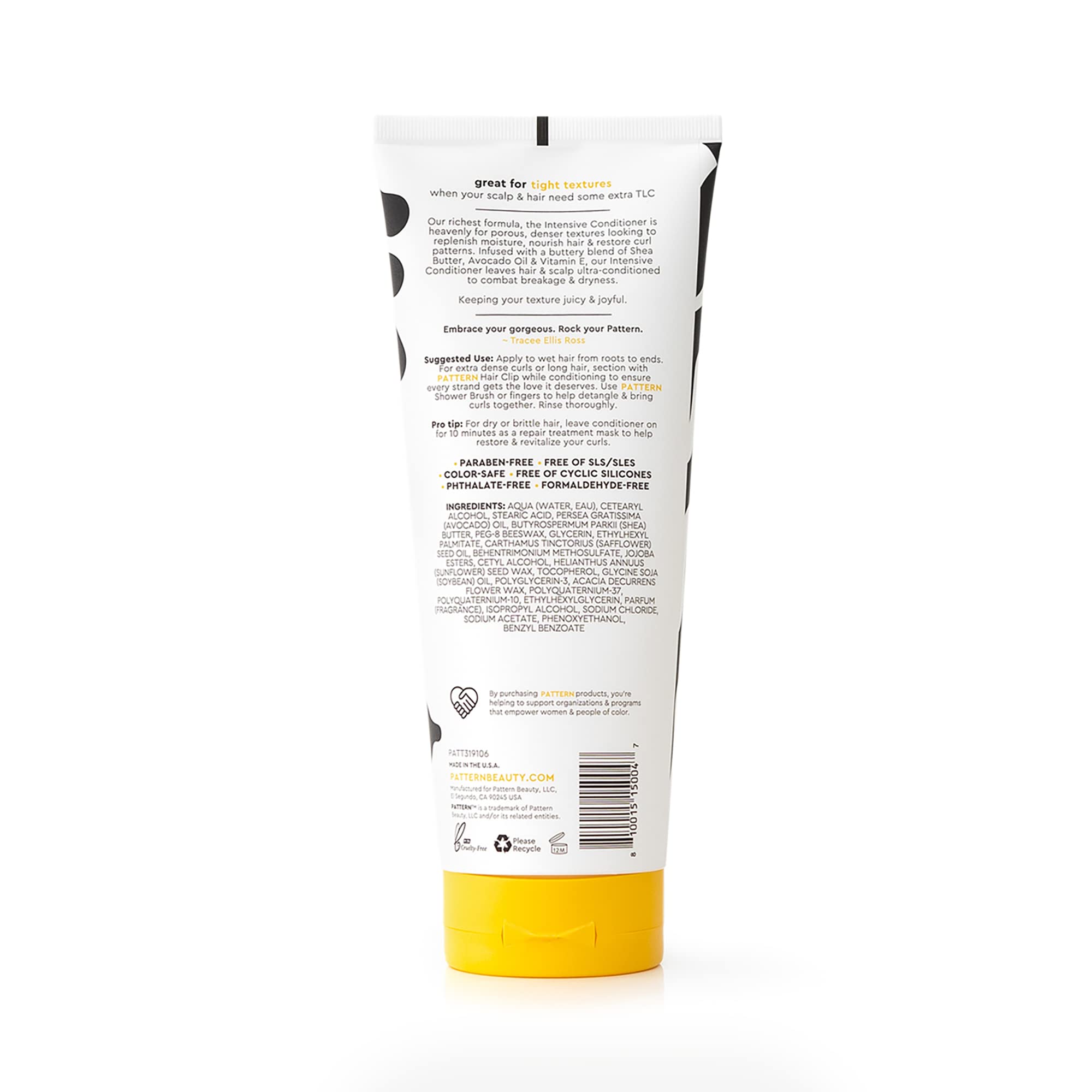 PATTERN Intensive Conditioner packaging displayed on a clean background.