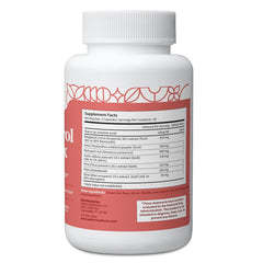 Pattern Wellness Cholesterol Complex label shows gluten-, dairy-, soy-free ingredients.