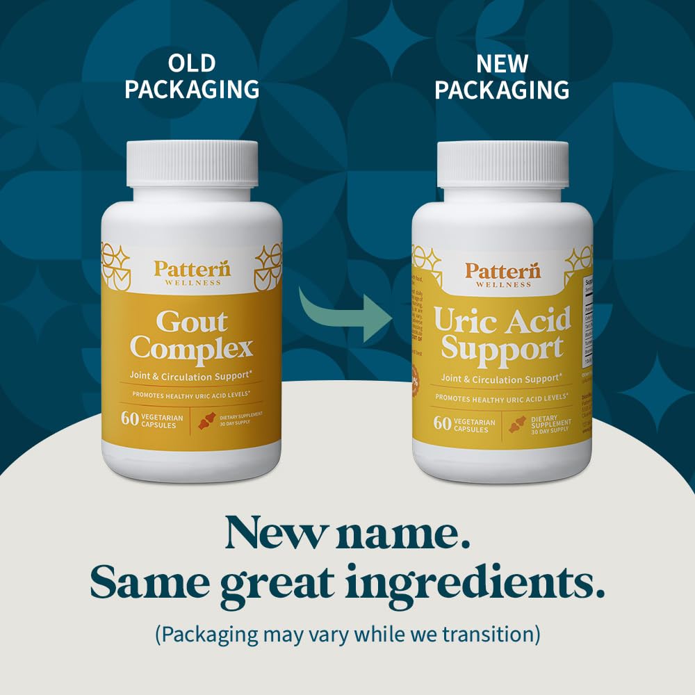 Pattern Wellness Uric Acid Support daily routine setting.