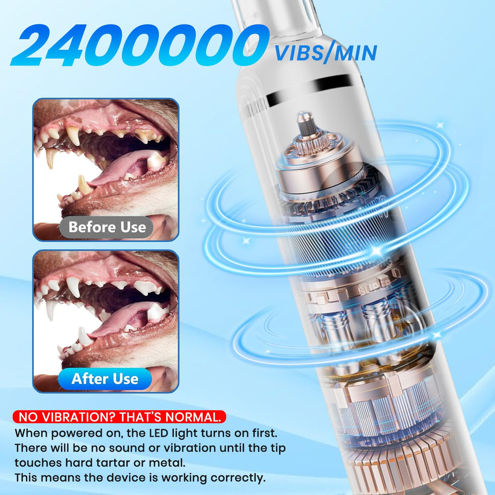 PATWING ultrasonic action targets hard tartar while protecting gums