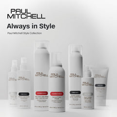 Paul Mitchell Hot Off The Press delivers humidity resistant finish for frizz control.