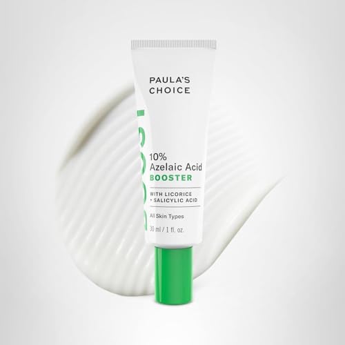 Night-time routine with Paula's Choice Azelaic Booster supports consistency in skincare
