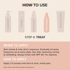 Paula's Choice Clinical Discoloration Serum packaging emphasizes sustainability.
