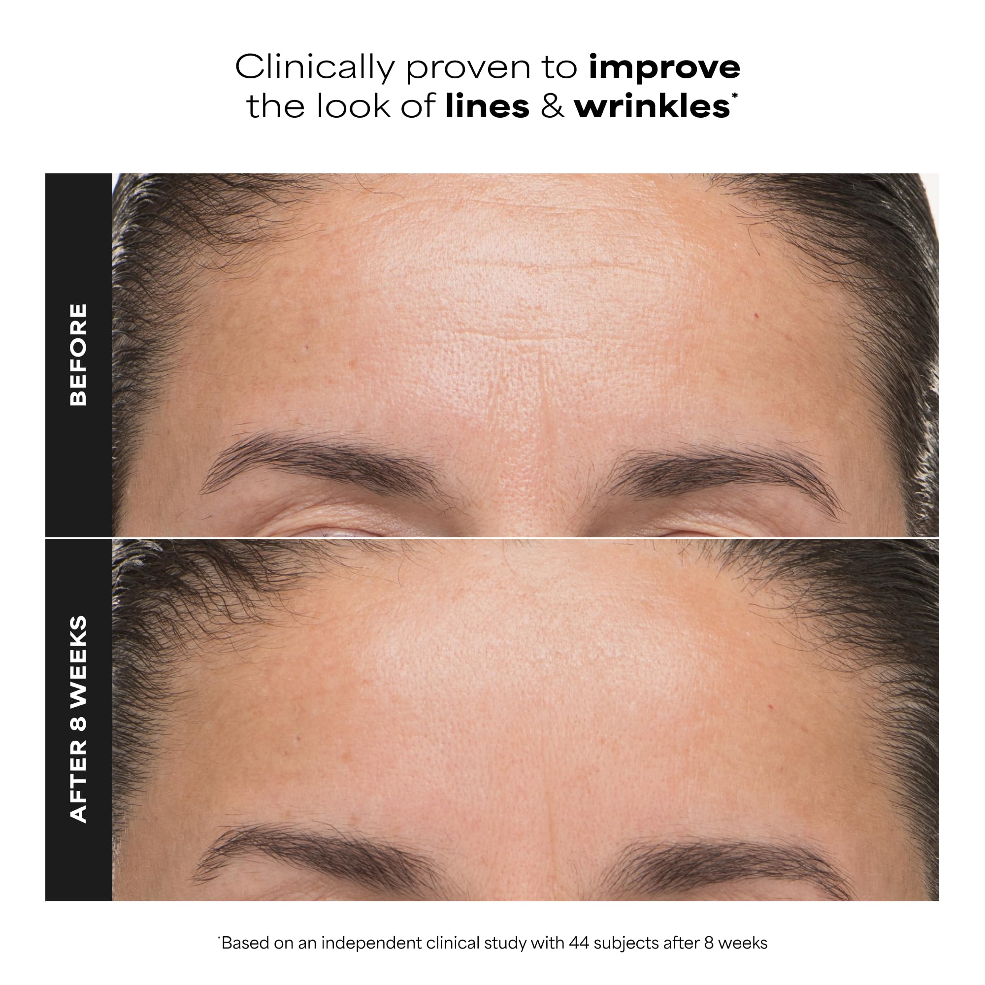 Close-up of exfoliant texture during application for smoother skin