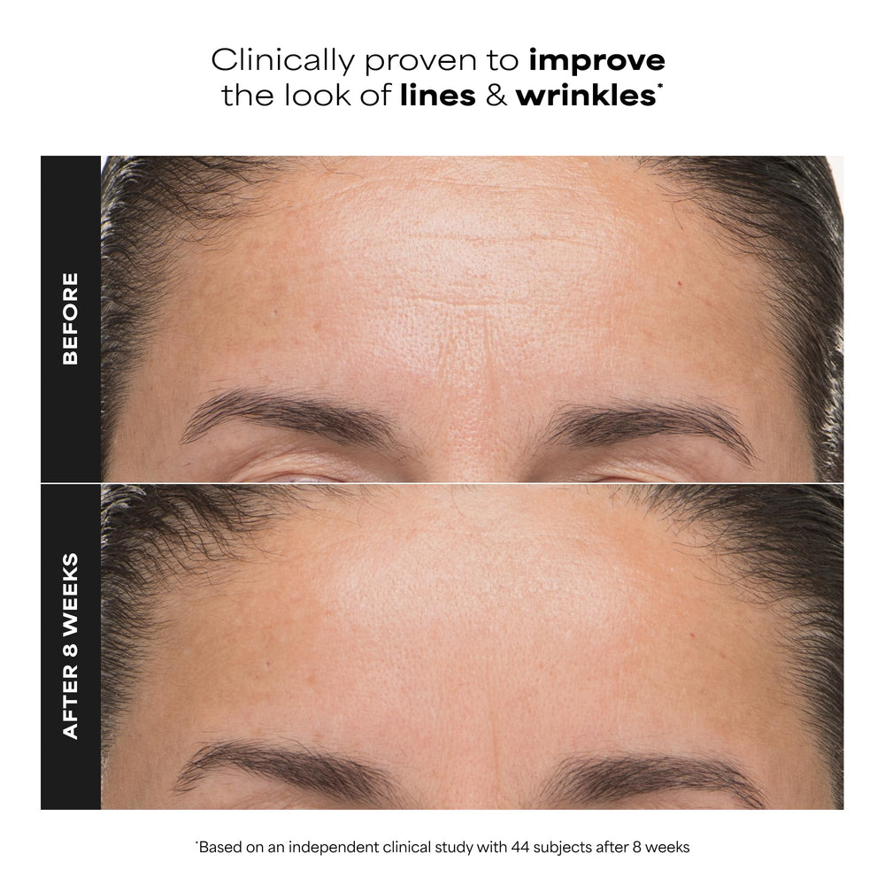 Close-up of exfoliant texture during application for smoother skin