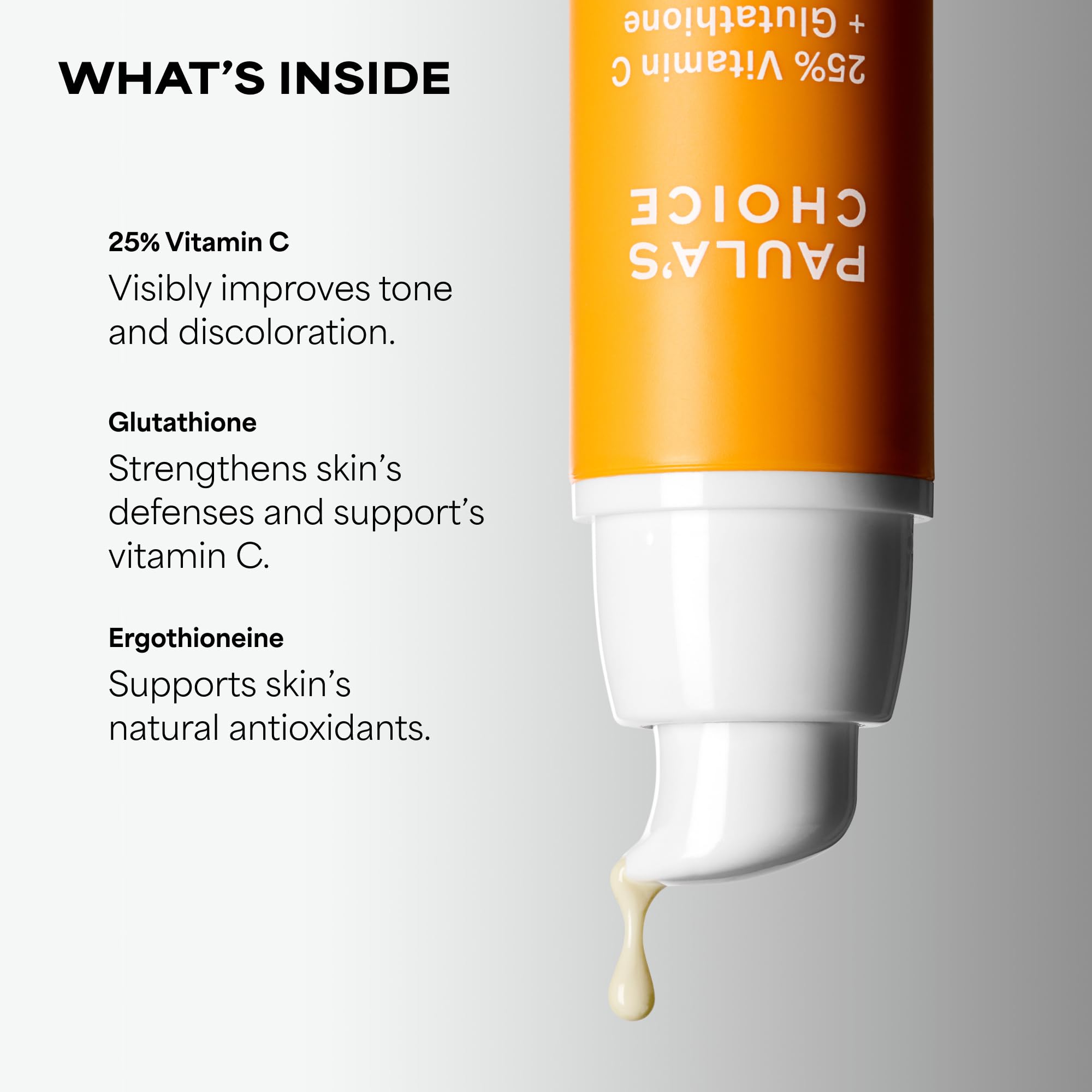 Fragrance-free label on Paula's Choice serum supports sensitive skin.