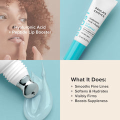 Paula's Choice Lip Booster packaging emphasizing reduced-plastic design.