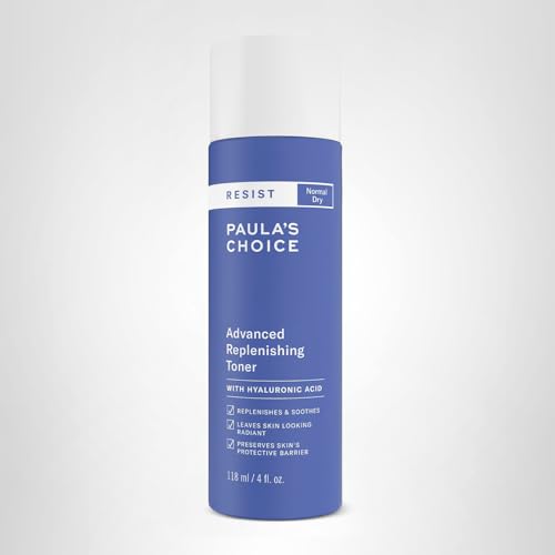 Paula's Choice Resist Advanced Replenishing Face Toner 4 oz label supports daily use