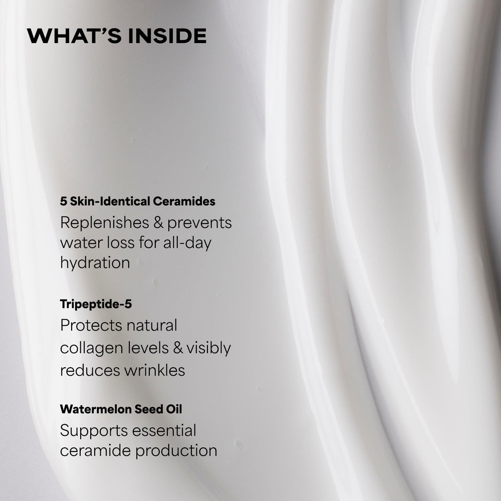 Paula's Choice RESIST Barrier Repair cream texture close-up emphasizing lightweight finish.