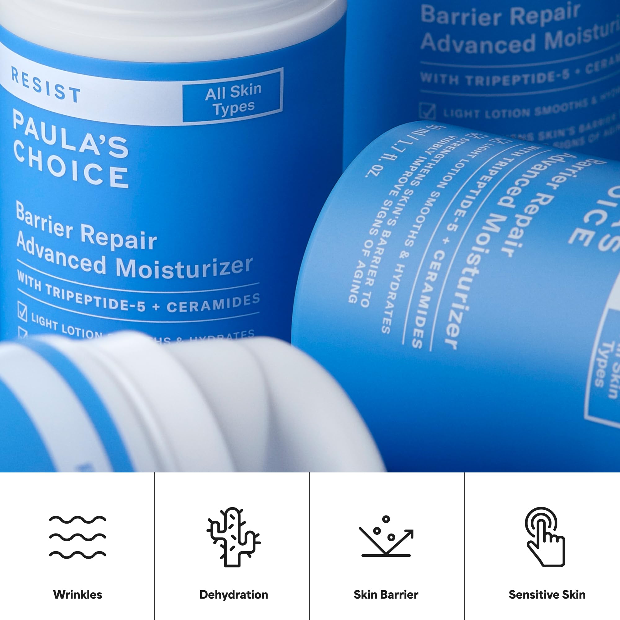Paula's Choice RESIST Barrier Repair fragrance-free label close-up.