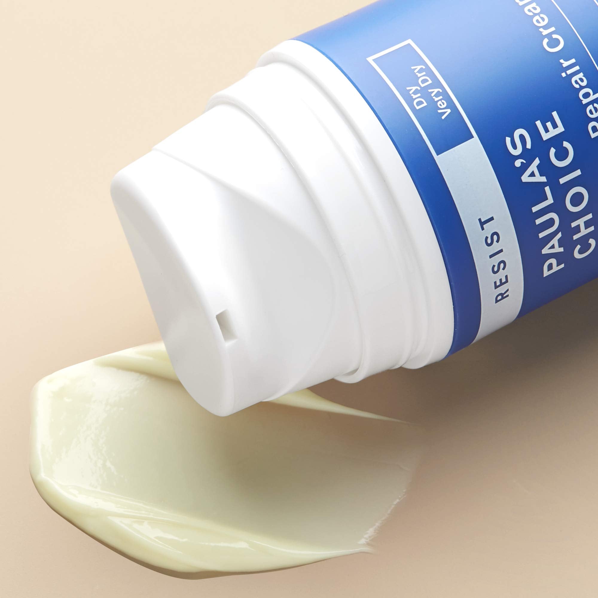 Paula's Choice RESIST Intensive Repair Cream fragrance-free label indicating sensitive skin.