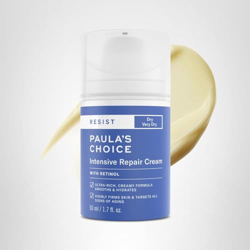 Paula's Choice RESIST Intensive Repair Cream near mirror for daily routine.
