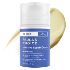 Paula's Choice RESIST Intensive Repair Cream jar ready for a hydrating skincare routine.