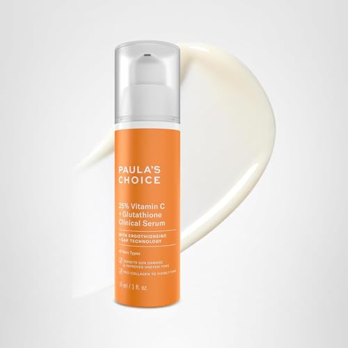 Paula's Choice serum droplets on skin showing quick absorption for daily routine.