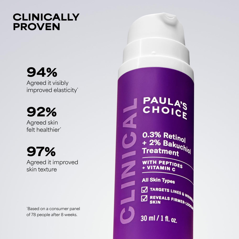 Paula's Choice serum texture close-up highlights light, lotion-like finish ideal for all skin types