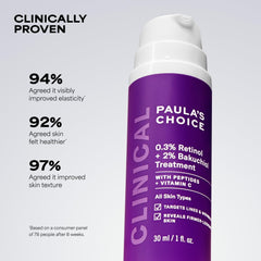 Paula's Choice serum texture close-up highlights light, lotion-like finish ideal for all skin types