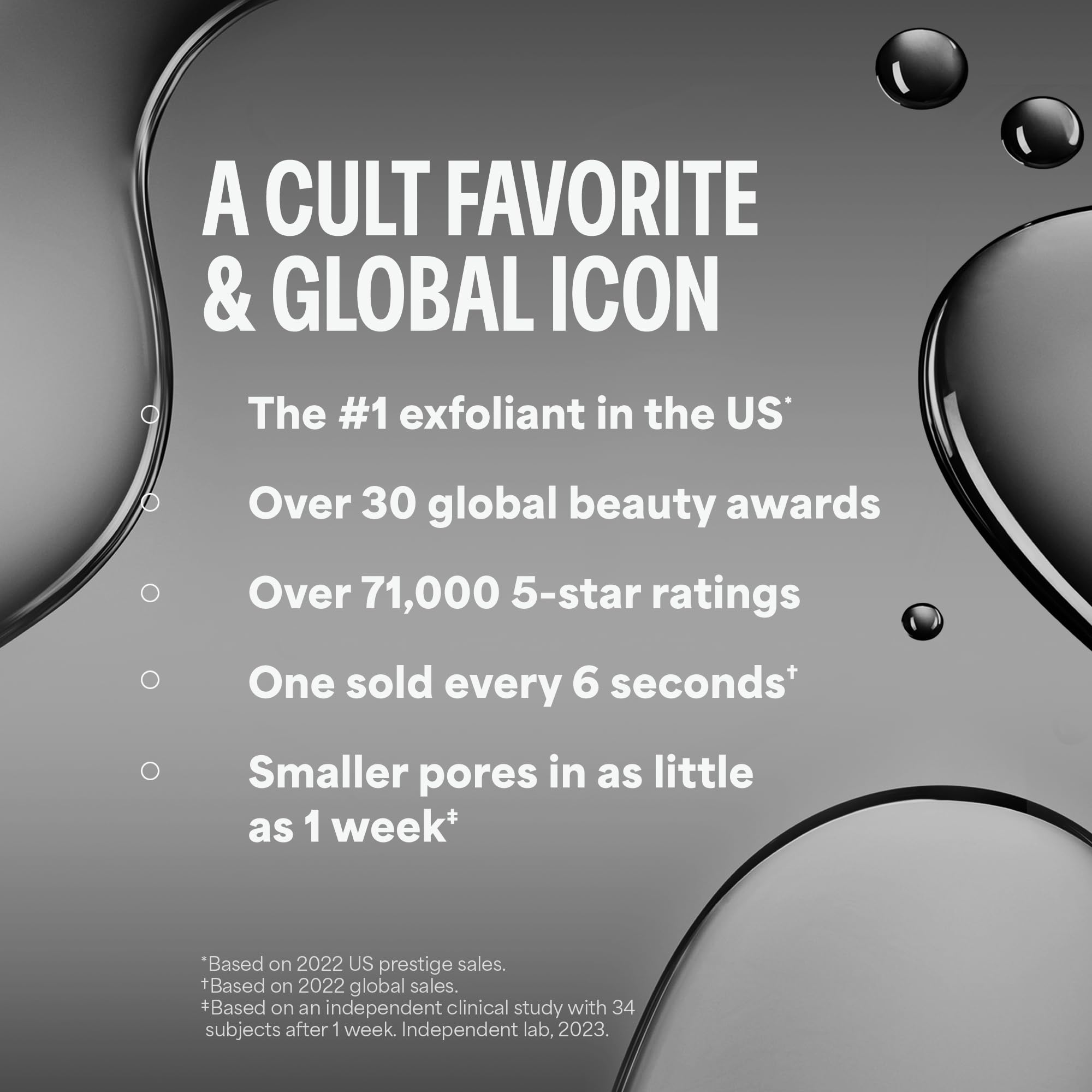 Paula's Choice Skin Perfecting 2% BHA travel-size bottle shown for on-the-go exfoliation.