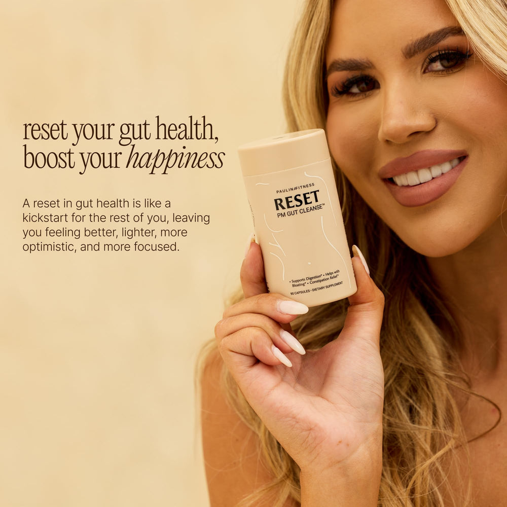 Paulina Fitness Reset night-time routine image illustrates a simple, peaceful bedtime ritual.