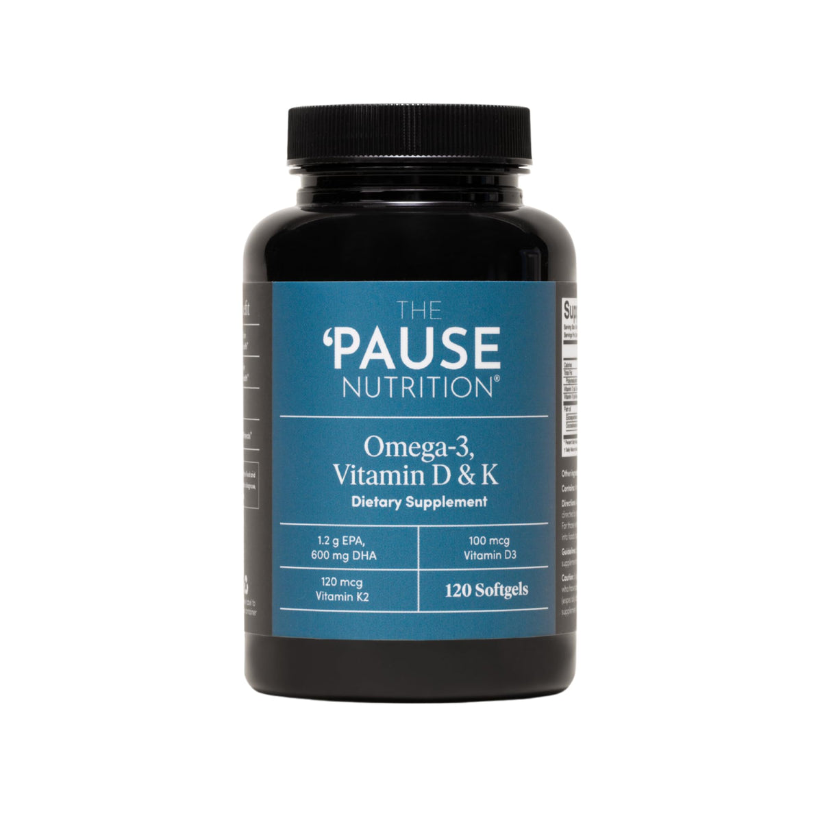 Pause Life Omega-3 DK2 bottle for daily wellness routine