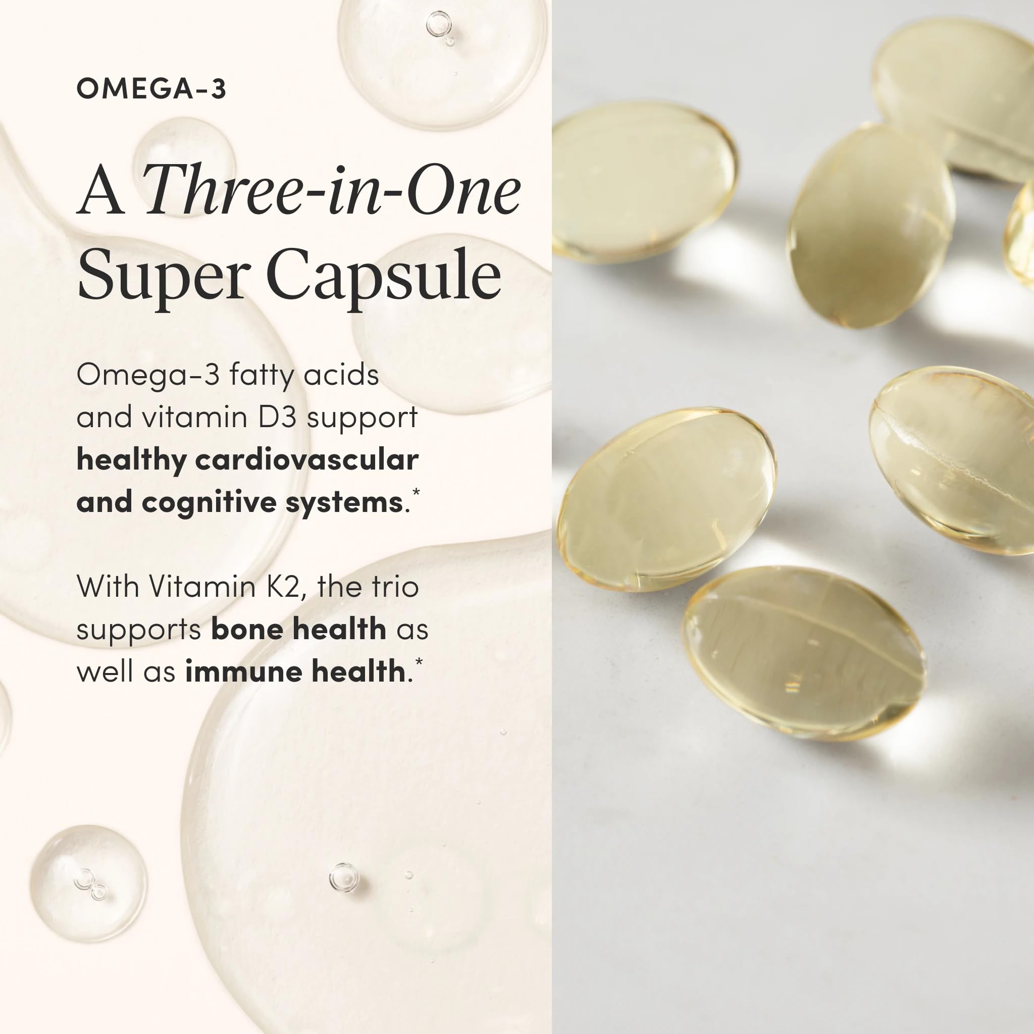 Pause Life Omega-3 DK2 gluten-free badge on packaging