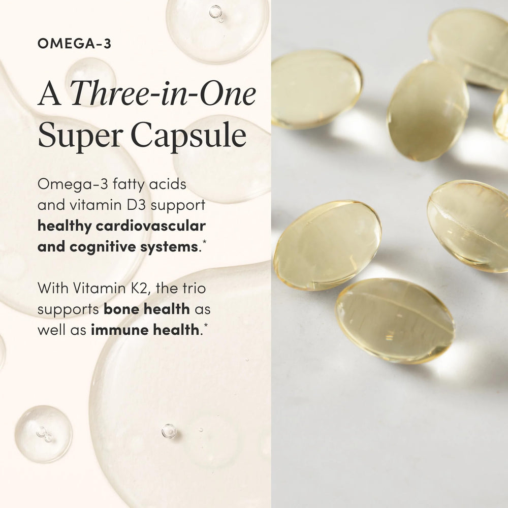 Pause Life Omega-3 DK2 gluten-free badge on packaging