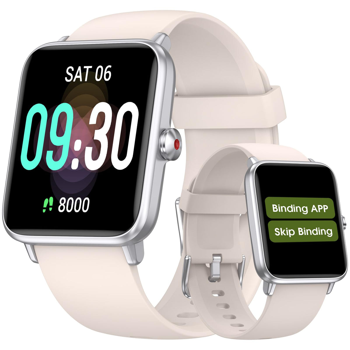 Pautios Pedometer Watch screen display for easy step viewing anytime.
