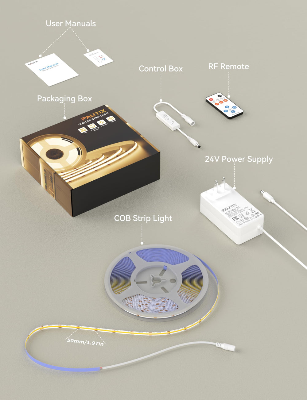 PAUTIX ideal for kitchen cabinet lighting and accents