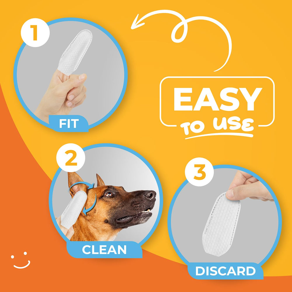 Paw Science daily use packaging open shows convenient, ready-to-use wipes.