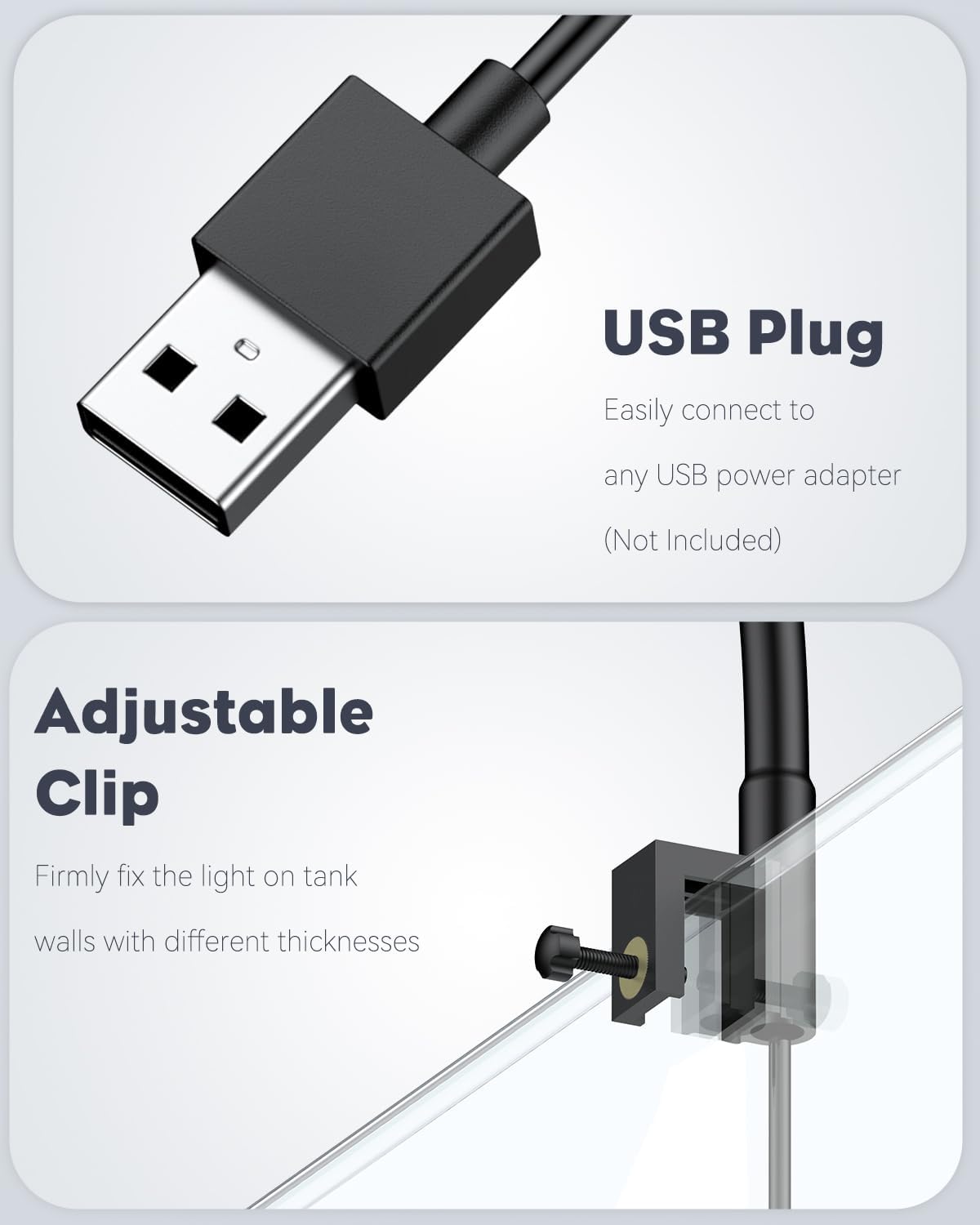 Pawfly 6W LED aquarium light timer function supports consistent day-night cycles.