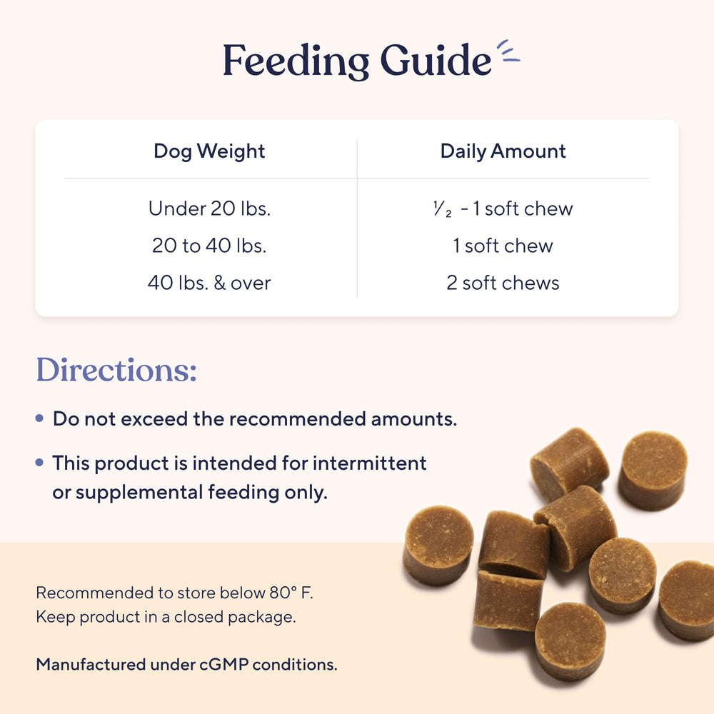Pawfy Probiotics for Dogs serving bowl demonstrates easy daily treat routine.