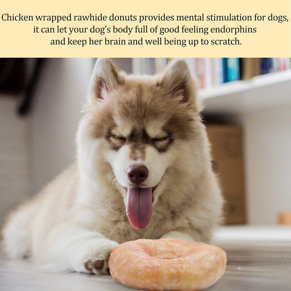 Pawmate packaging showing a 4-count pack of donut rings.