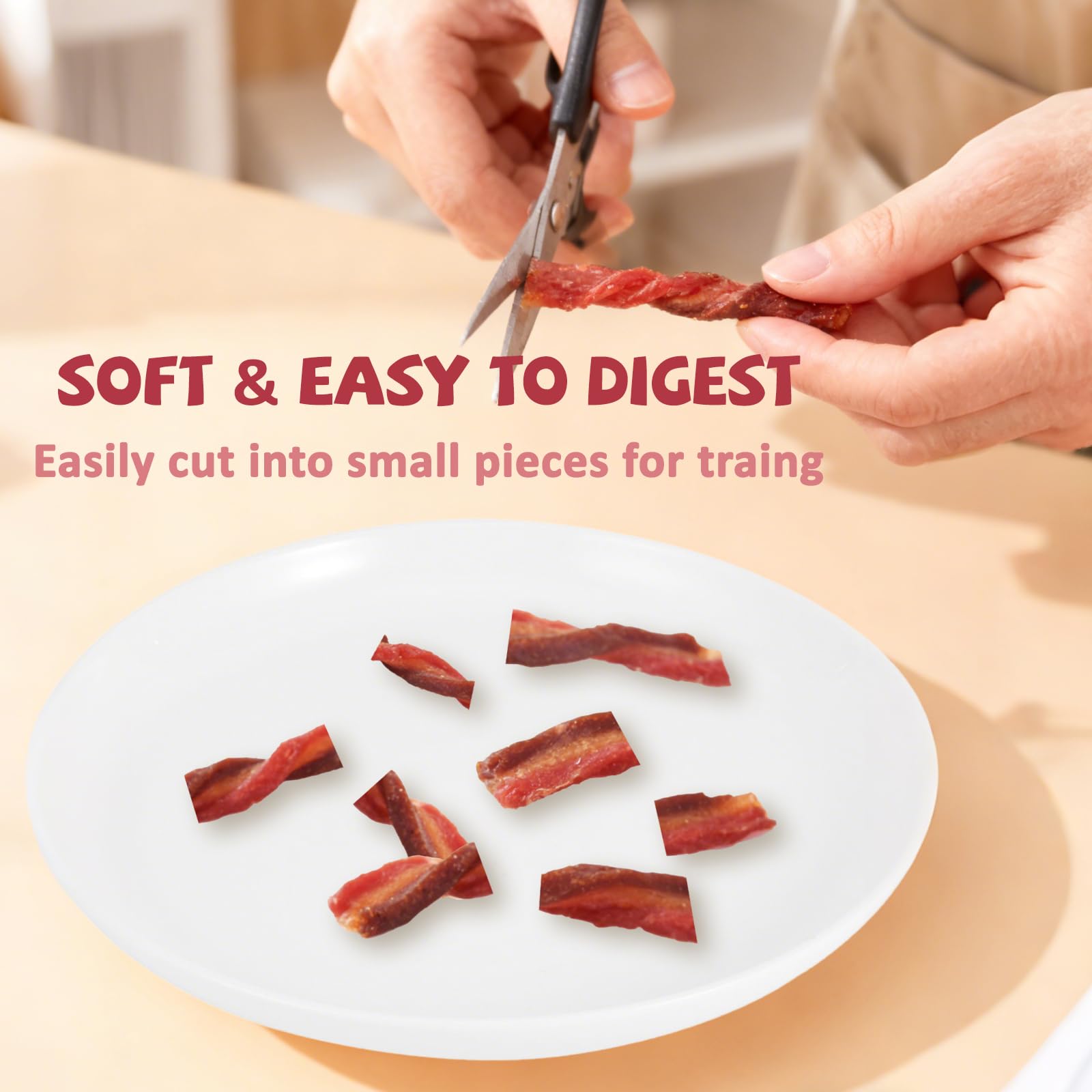 Pawmate soft breakable texture makes training rewards easy to portion.