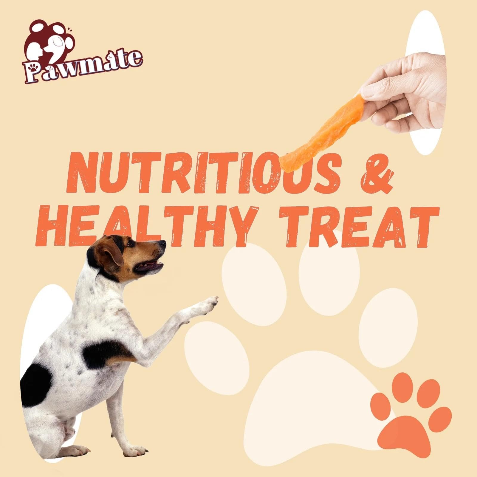 Pawmate Sweet Potato Treats natural ingredients close-up showcasing wholesome composition