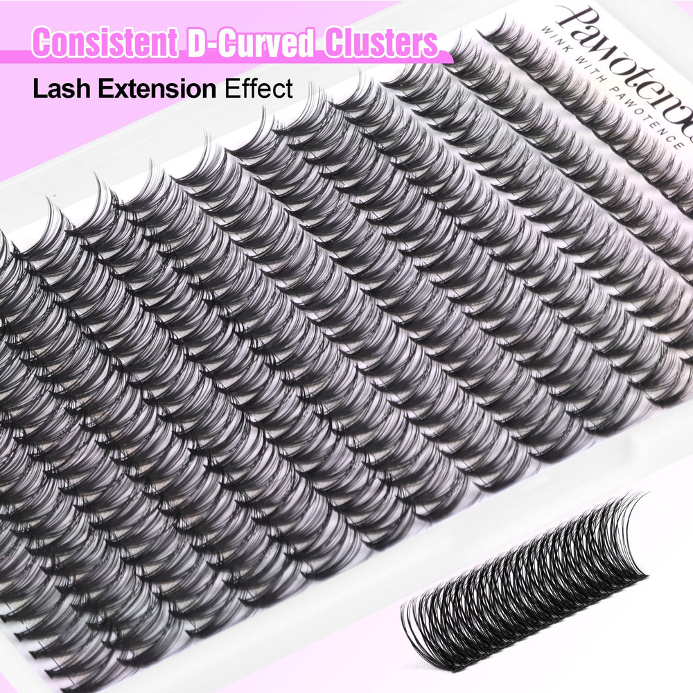 Pawotence DIY eyelash application tips guide gentle, accurate placement.