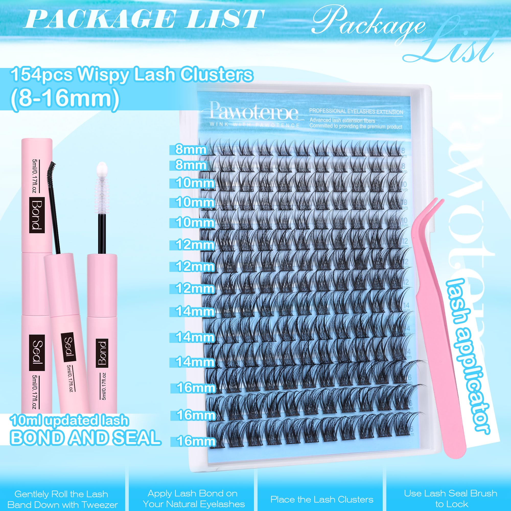 Pawotence Final Look ideas for subtle to fuller lashes