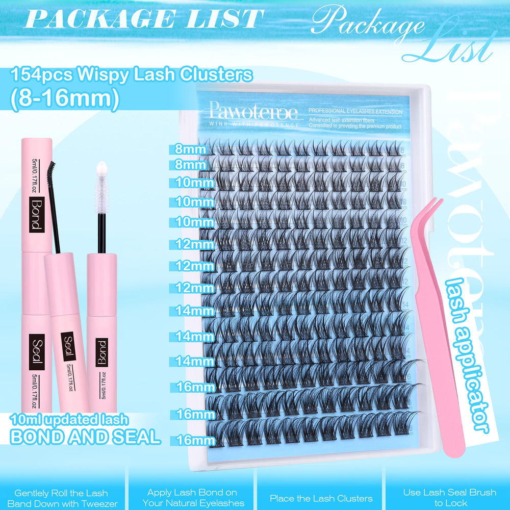 Pawotence Final Look ideas for subtle to fuller lashes